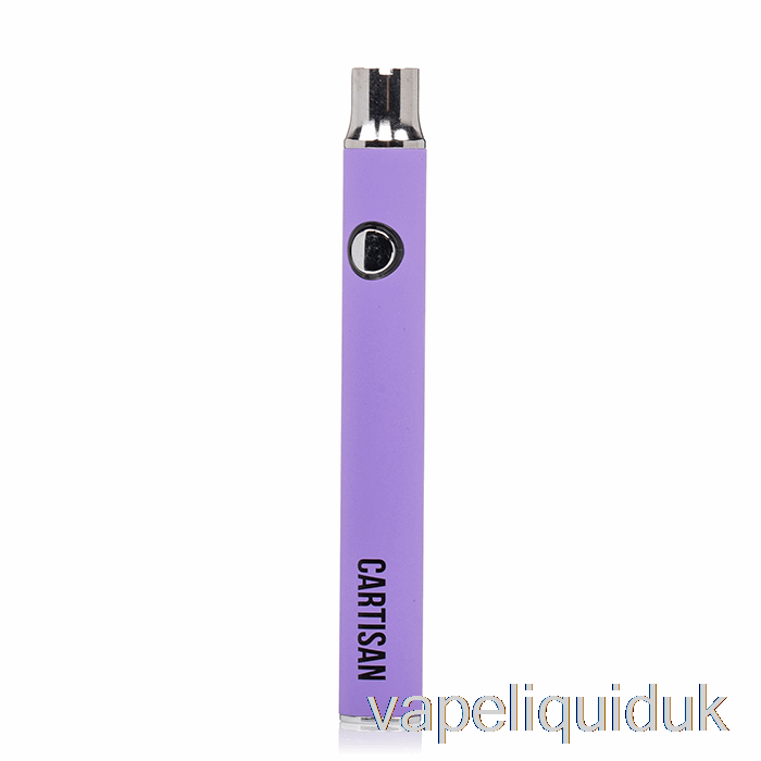 Cartisan Button VV 350 510 Battery Purple Vape Juice